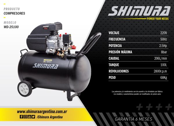 Compresor Shimura WD-25100